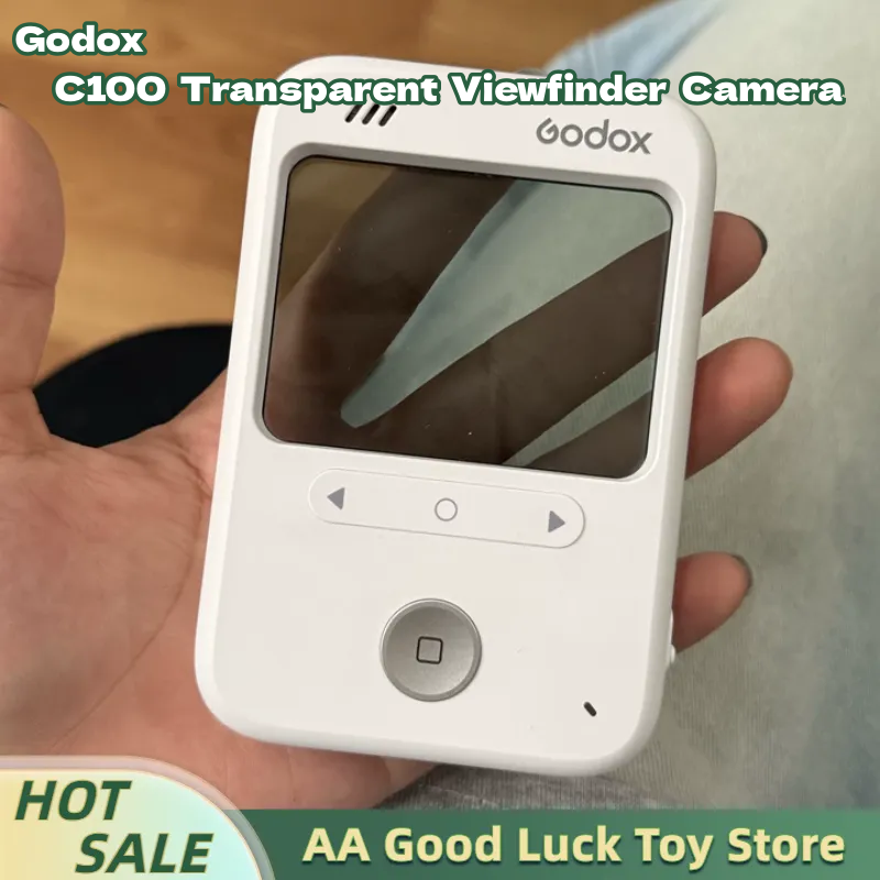 Photography Camera - Godox C100 ポータブル透明ビューファインダーカメラ 128G ミニCCDレトロカメラ アウトドアVlogビデオ撮影愛好家向け