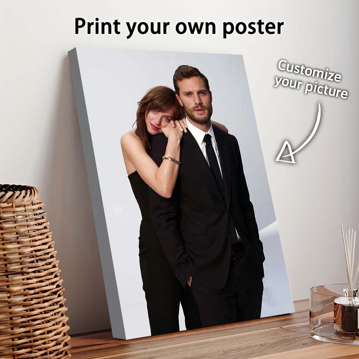 Photography Object - カスタムプリントキャンバス絵画、あなたの写真から作る、結婚式、誕生日、ポスター、ウォールアート、装飾、ペット、家族、風景画、デコレーション