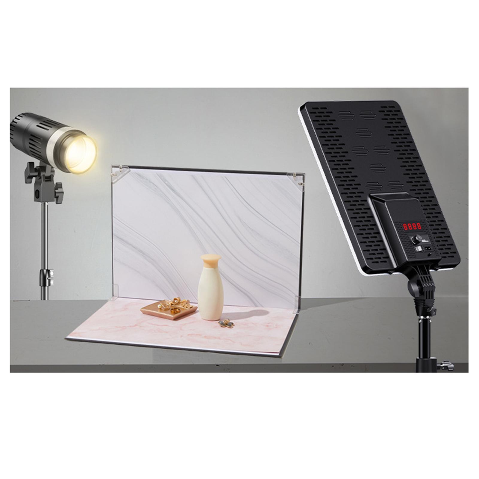 Backdrop Stand Kit - 写真撮影用背景キット 反射板付き 7色背景紙 フード、メイクアップ、製品、化粧品用写真背景ボード