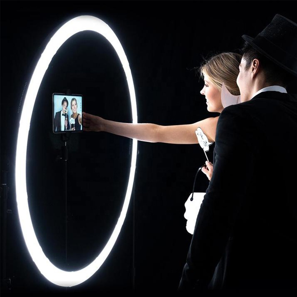 Photography Videos - 120W LEDリングライト、ワイヤーコントロール式、スタジオビデオ撮影用、高効率写真撮影照明