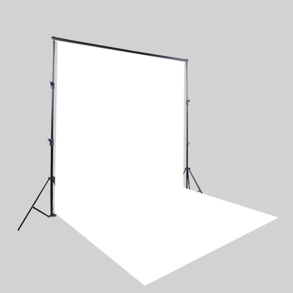 Backdrop Stand Kit - 白いビニール写真撮影の背景シームレスな写真の背景グレアフリーの写真スタジオの写真の小道具の背景