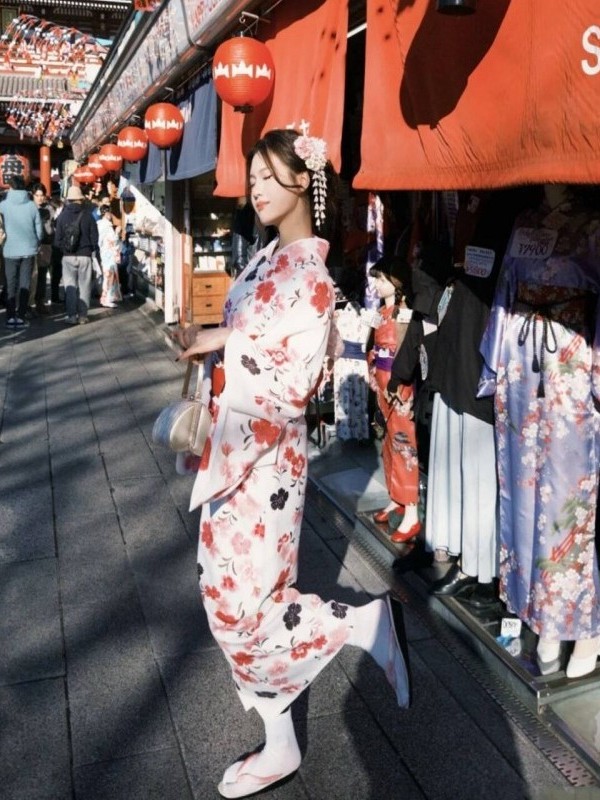 伝統的な日本の着物スタイルの写真撮影用ドレスリバーシブルバス - Photography Young のレビューと価格