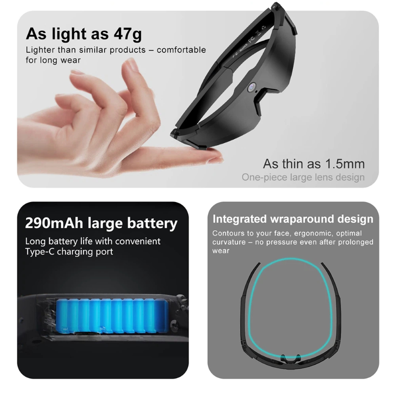 OnePlus AIスマートグラス 8Kリモートコントロール - Photography Product のレビューと価格