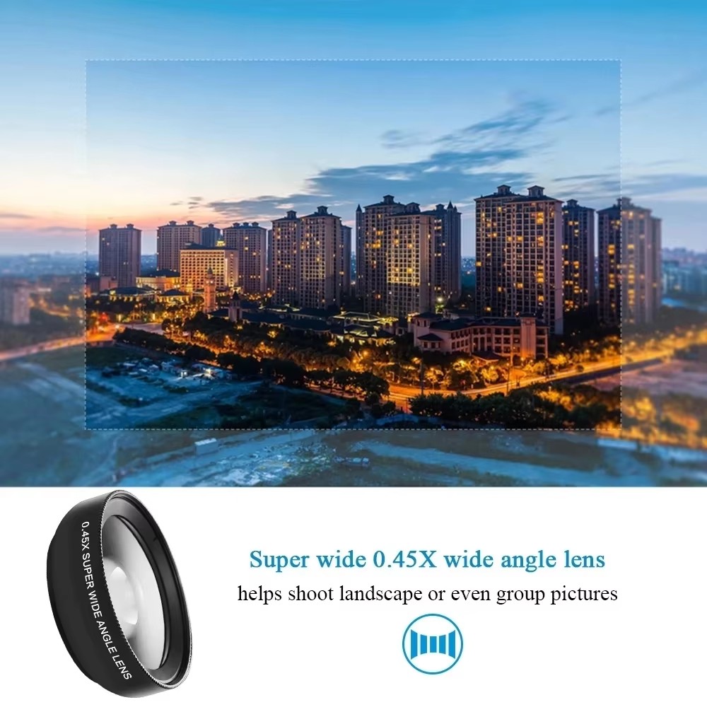 2 IN 1 レンズユニバーサルクリップ 37mm 携帯電話 - Photography Zooming のレビューと価格