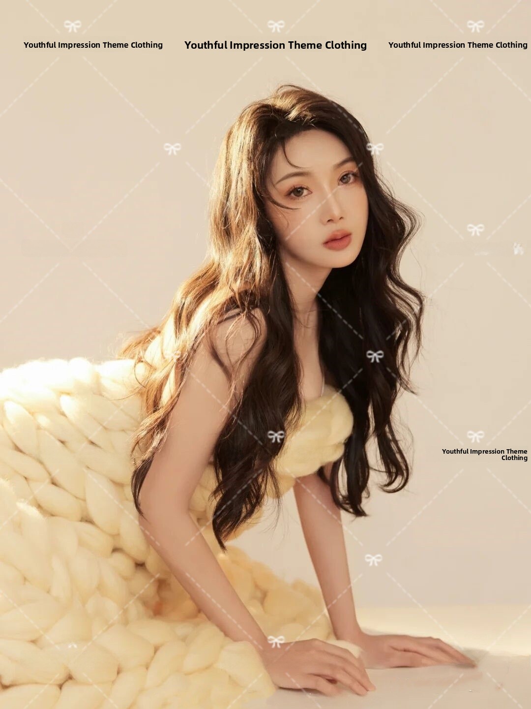 豪華なスタイルの韓国風レイジーブランケット若い女の子の純粋な - Photography Young のレビューと価格
