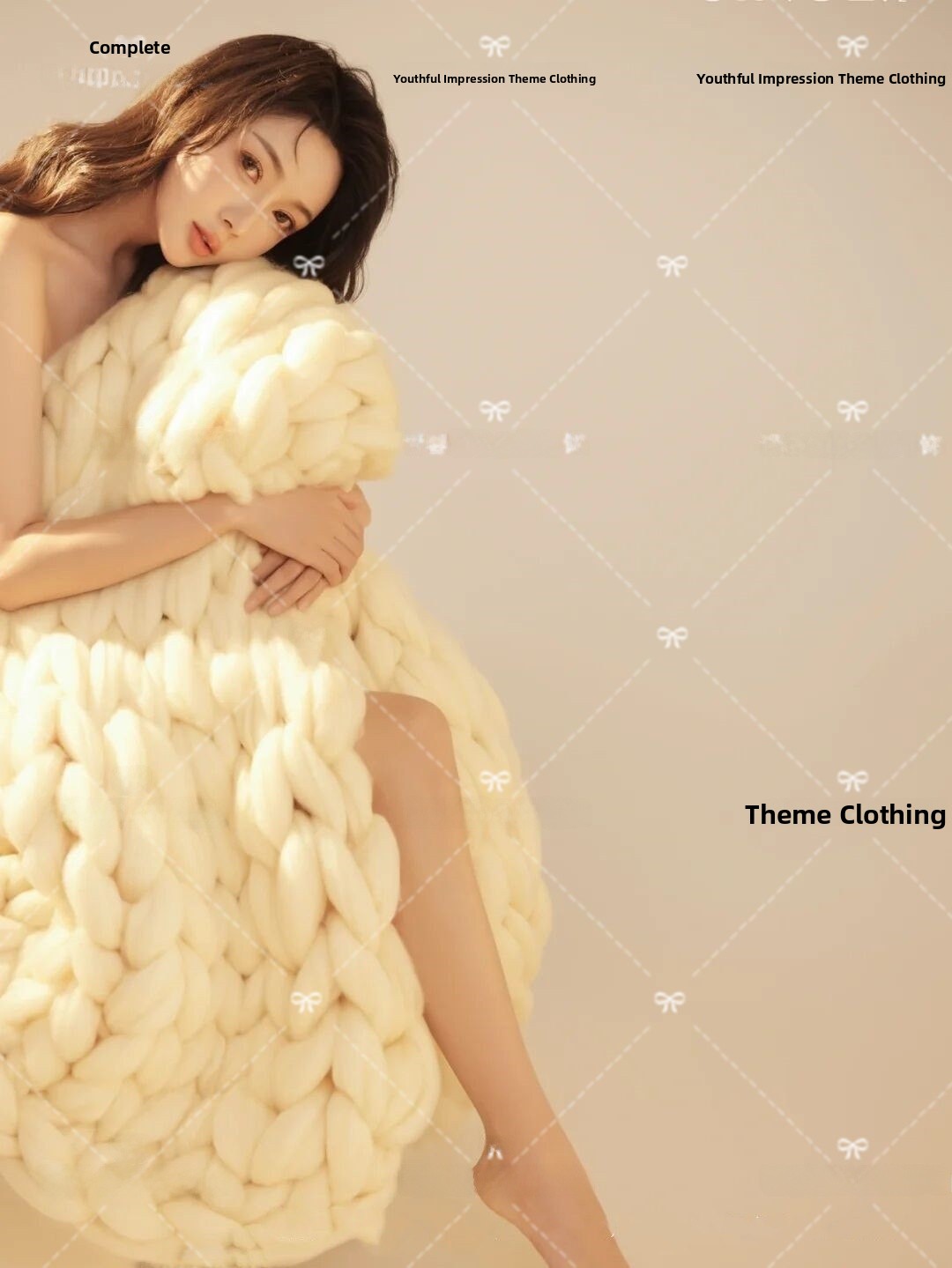 豪華なスタイルの韓国風レイジーブランケット若い女の子の純粋な - Photography Young のレビューと価格