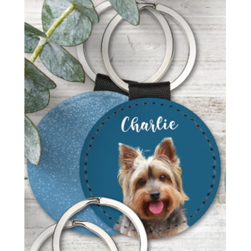 カスタムペット写真キーホルダー、パーソナライズされた犬猫の肖 - Photography Object のレビューと価格