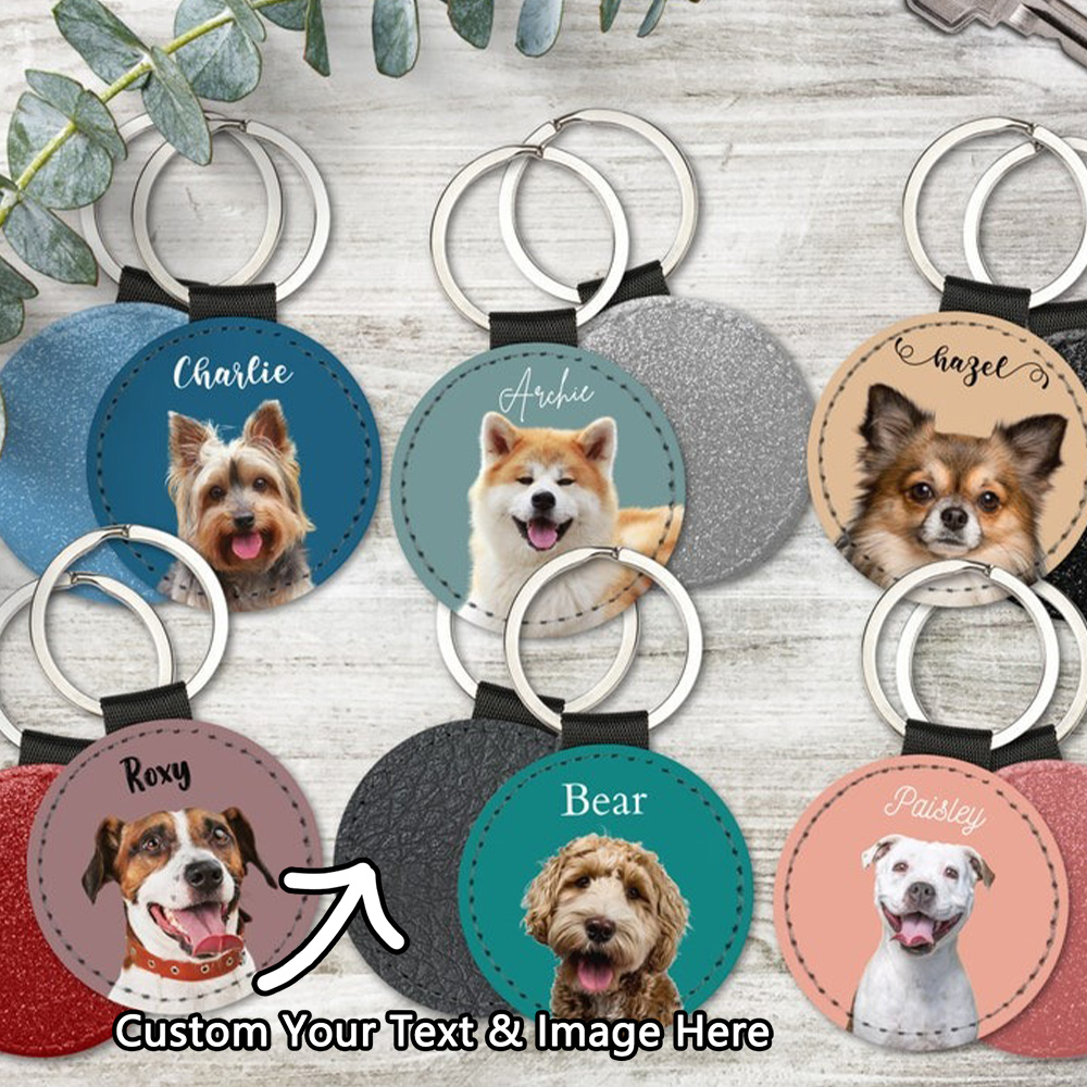 カスタムペット写真キーホルダー、パーソナライズされた犬猫の肖 - Photography Object のレビューと価格