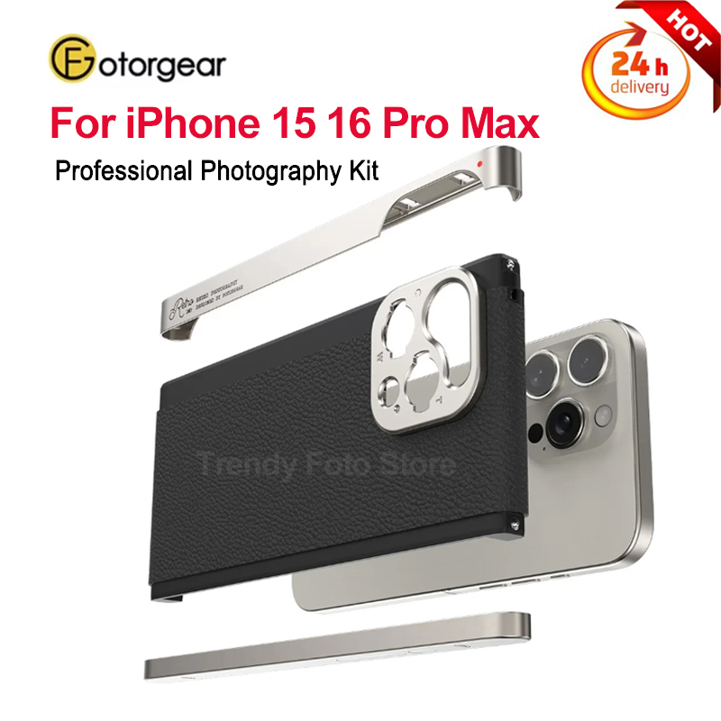 Fotorgearプロフェッショナル写真撮影キット、レザーケ - Photography With Iphone 15 のレビューと価格
