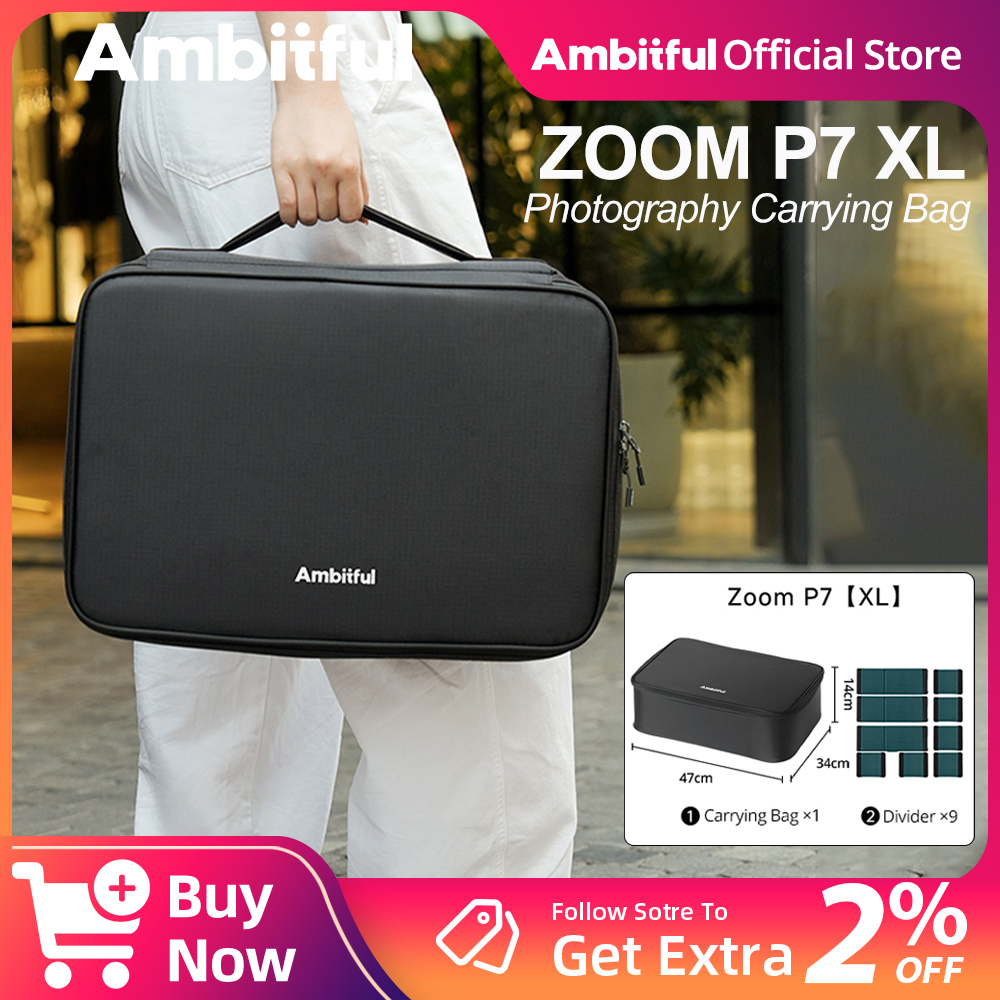 Ambitful ZOOM P7II XL 写真撮影用収納バ - Photography Zooming のレビューと価格