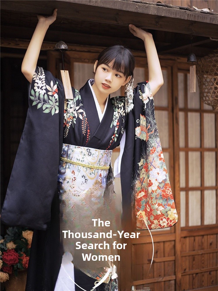 ダークシリーズ着物女性用フォーマル伝統的なノースリーブヴィン - Photography Young のレビューと価格