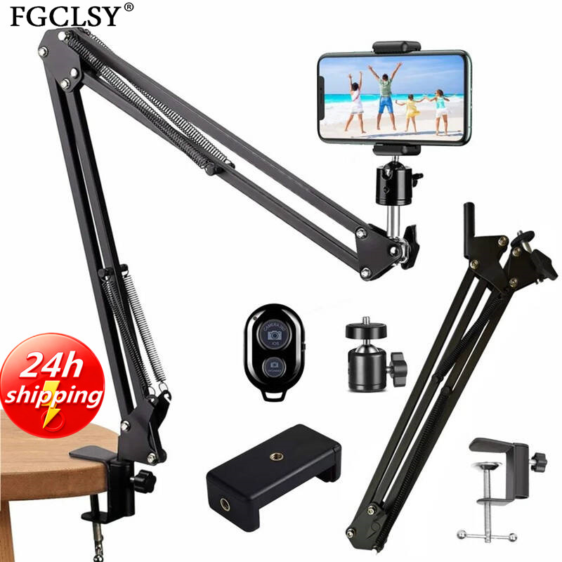 FGCLSY 柔軟なアーム三脚電話スタンドテーブル折りたたみ - Photography Online のレビューと価格