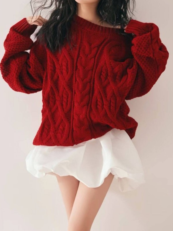 赤いセーターの女の子スタジオアート写真雰囲気感覚写真撮影服甘 - Photography Online のレビューと価格