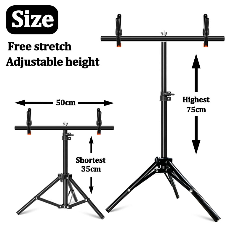 T 字型写真撮影の背景スタンドフォトスタジオ T 字型サポー - Backdrop Stand Kit のレビューと価格