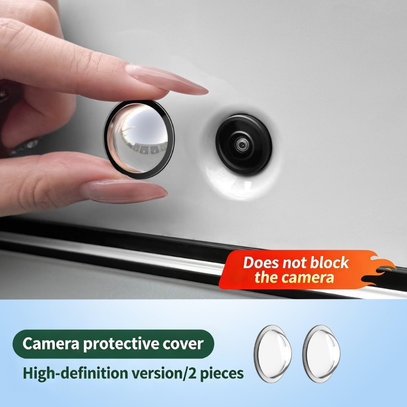 新しい車用カメラレンズプロテクターカバー 360用 °    - Camera Rain Cover のレビューと価格