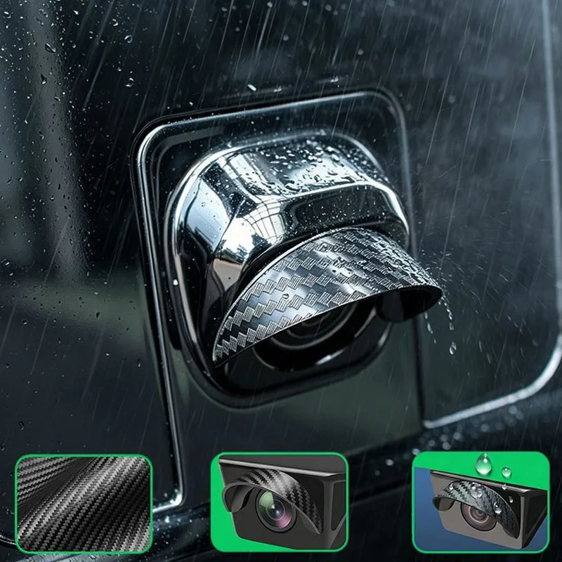車のリアビューカメラレインバイザーフード防水保護カバーバック - Camera Rain Cover のレビューと価格
