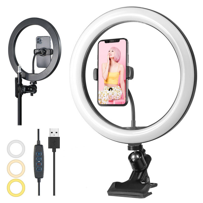 調光可能なLEDリングライト、電話用USB自撮りランプ、ライ - Photography Videos のレビューと価格