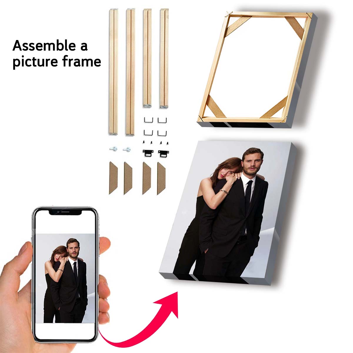 カスタムプリントキャンバス絵画、あなたの写真から作る、結婚式 - Photography Object のレビューと価格