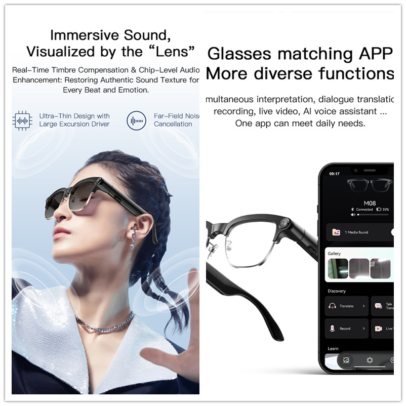 2026年新型8MP超広角HDカメラ搭載スマートグラス、ビデ - Photography Product のレビューと価格
