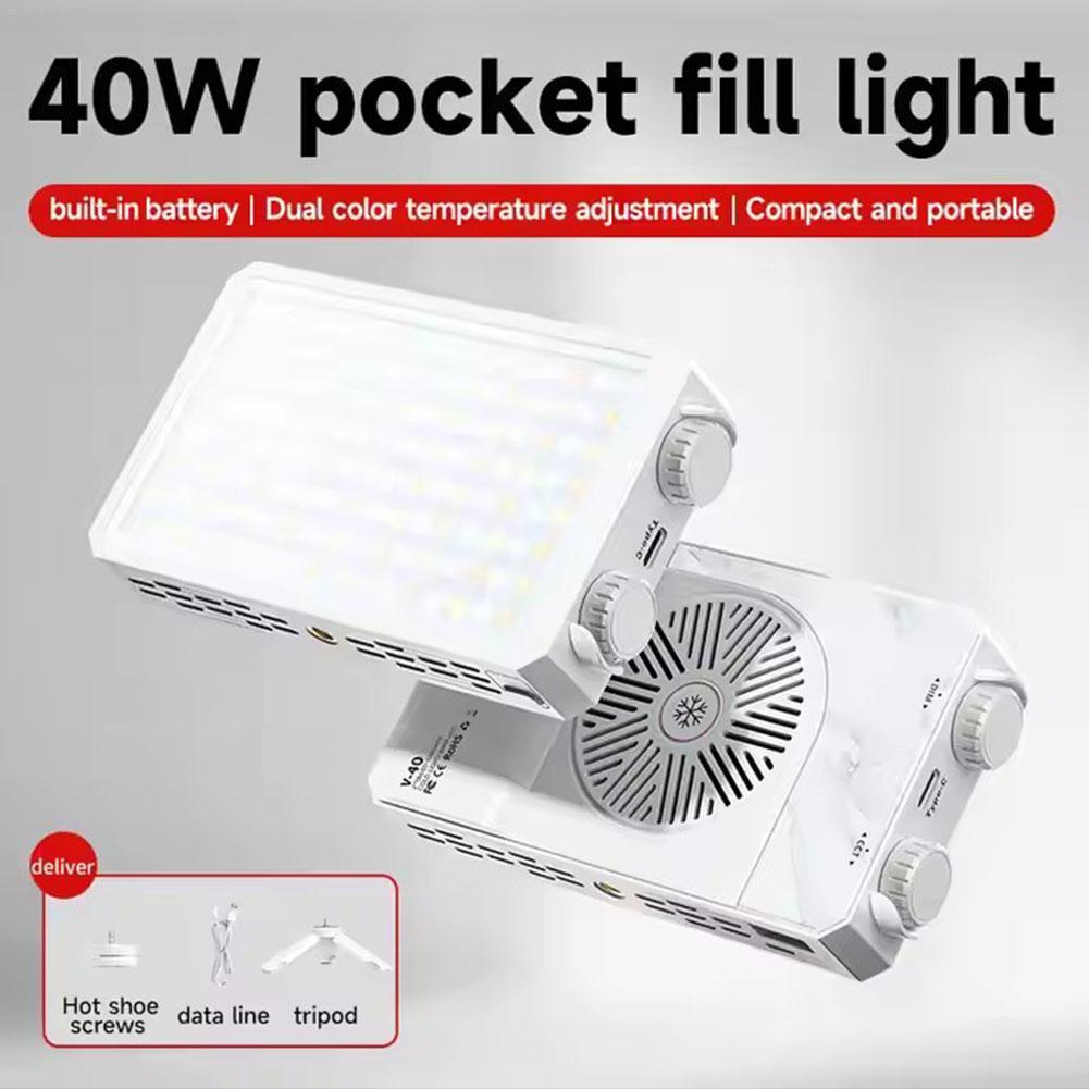 カスタマイズ可能な40W LEDカメラライト 2500K-9 - Photography Videos のレビューと価格