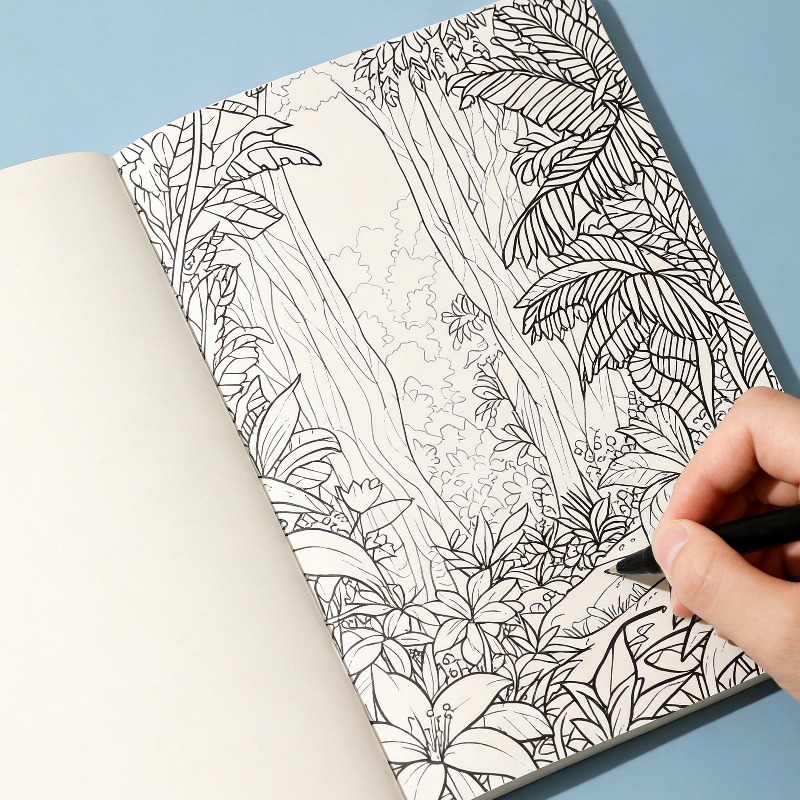 大人のためのストレス解消手描き落書きブック、宇宙/海/デザー - Photography Book のレビューと価格