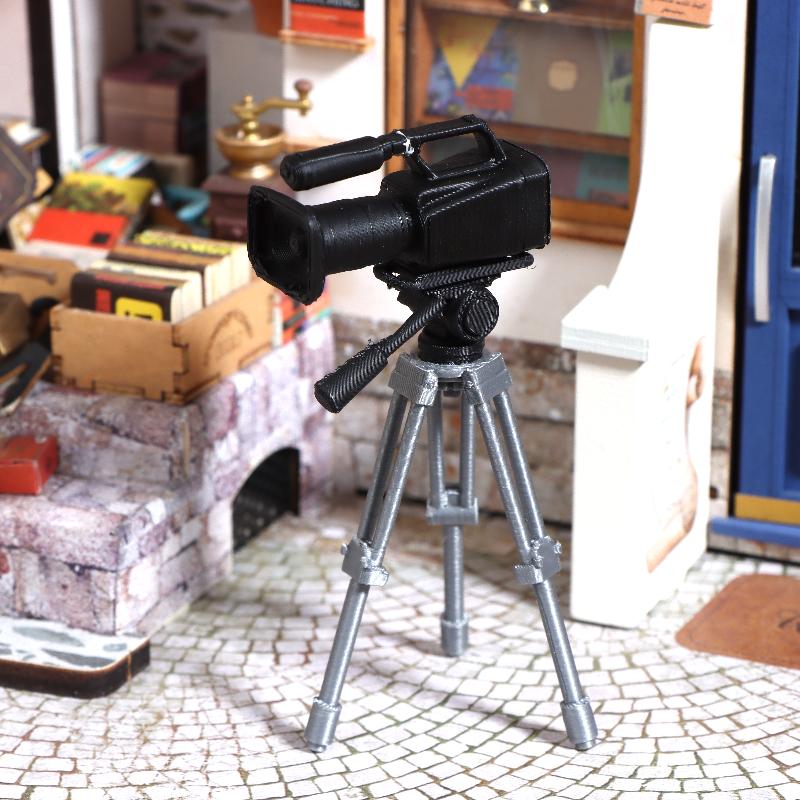 ミニビデオカメラ三脚モデル 1:12 スケールドールハウス写 - Photography Camera のレビューと価格