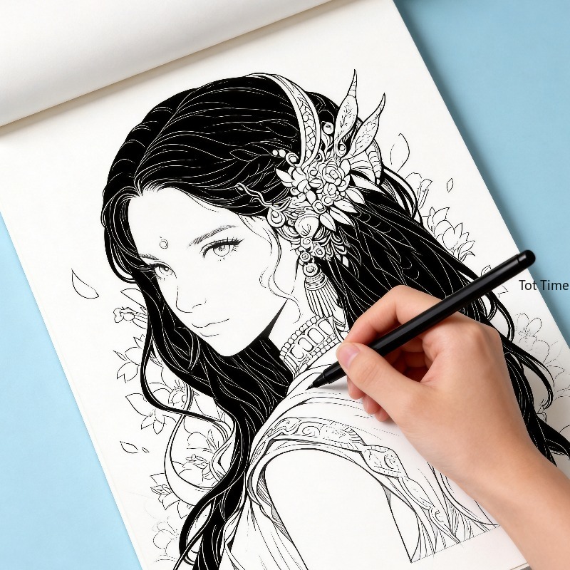 大人のための手描きの本で、心を落ち着かせ、癒し、ストレスを軽 - Photography Book のレビューと価格