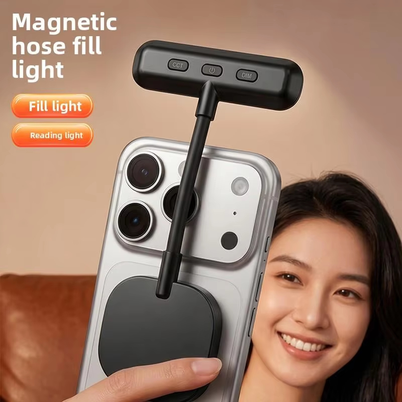 磁気式携帯電話用フィルライト、3色ポータブルミニハンドヘルド - Photography Videos のレビューと価格
