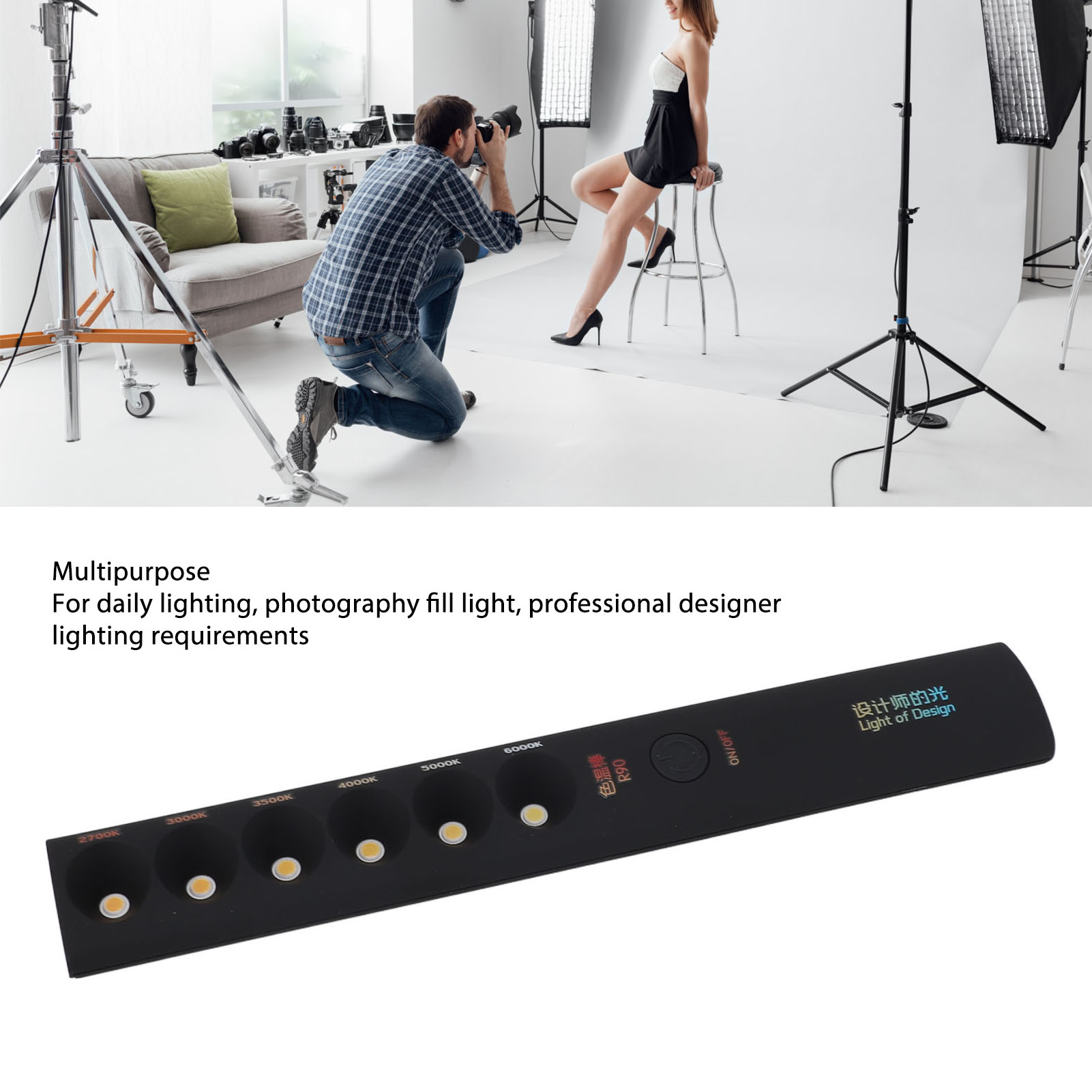 ビデオライトワンド ポータブル色温度ランプスティック プロ仕 - Photography Videos のレビューと価格