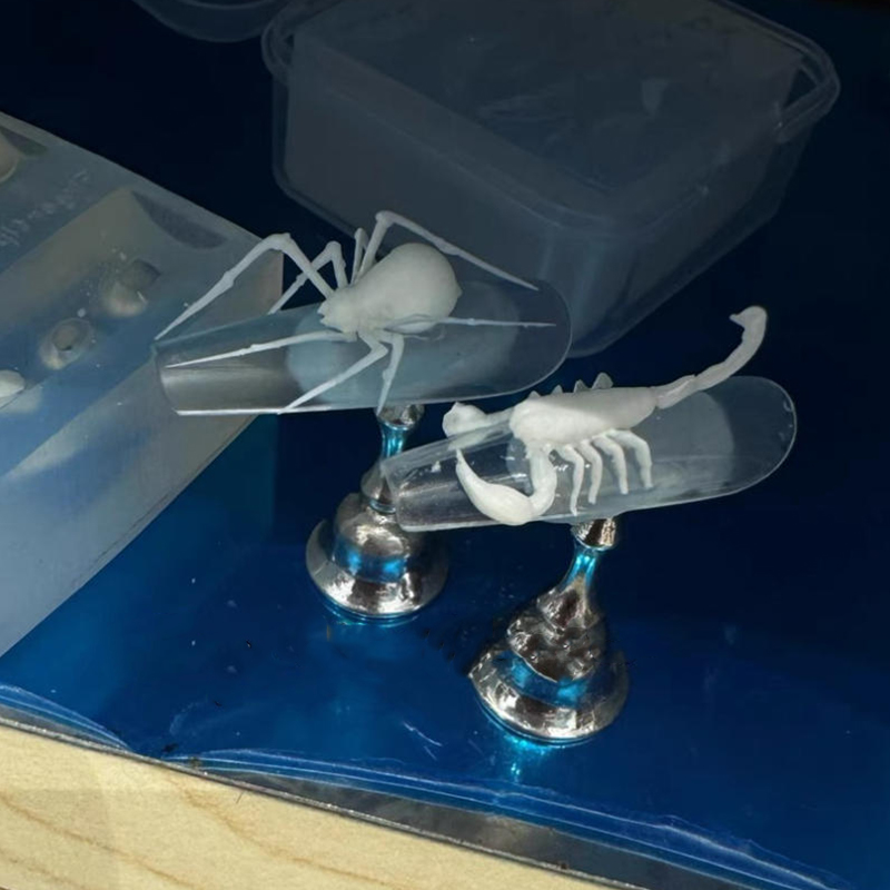 3D スパイダーサソリシリコーンネイルモールド DIY ダー - Photography Dark のレビューと価格