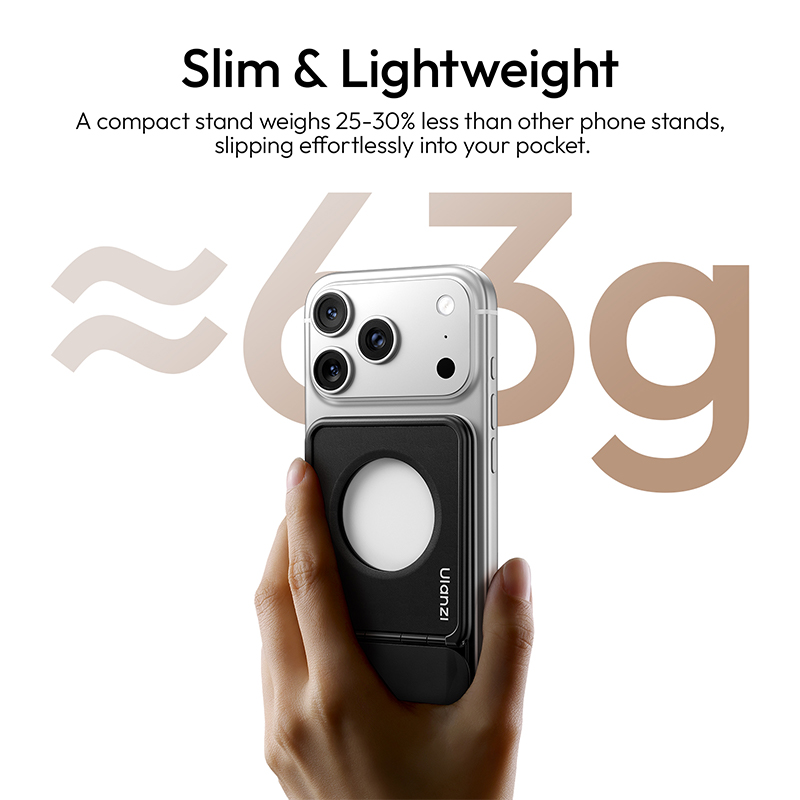 Ulanzi PS01 MagSnap スマホスタンド 折り - Photography With Iphone 15 のレビューと価格