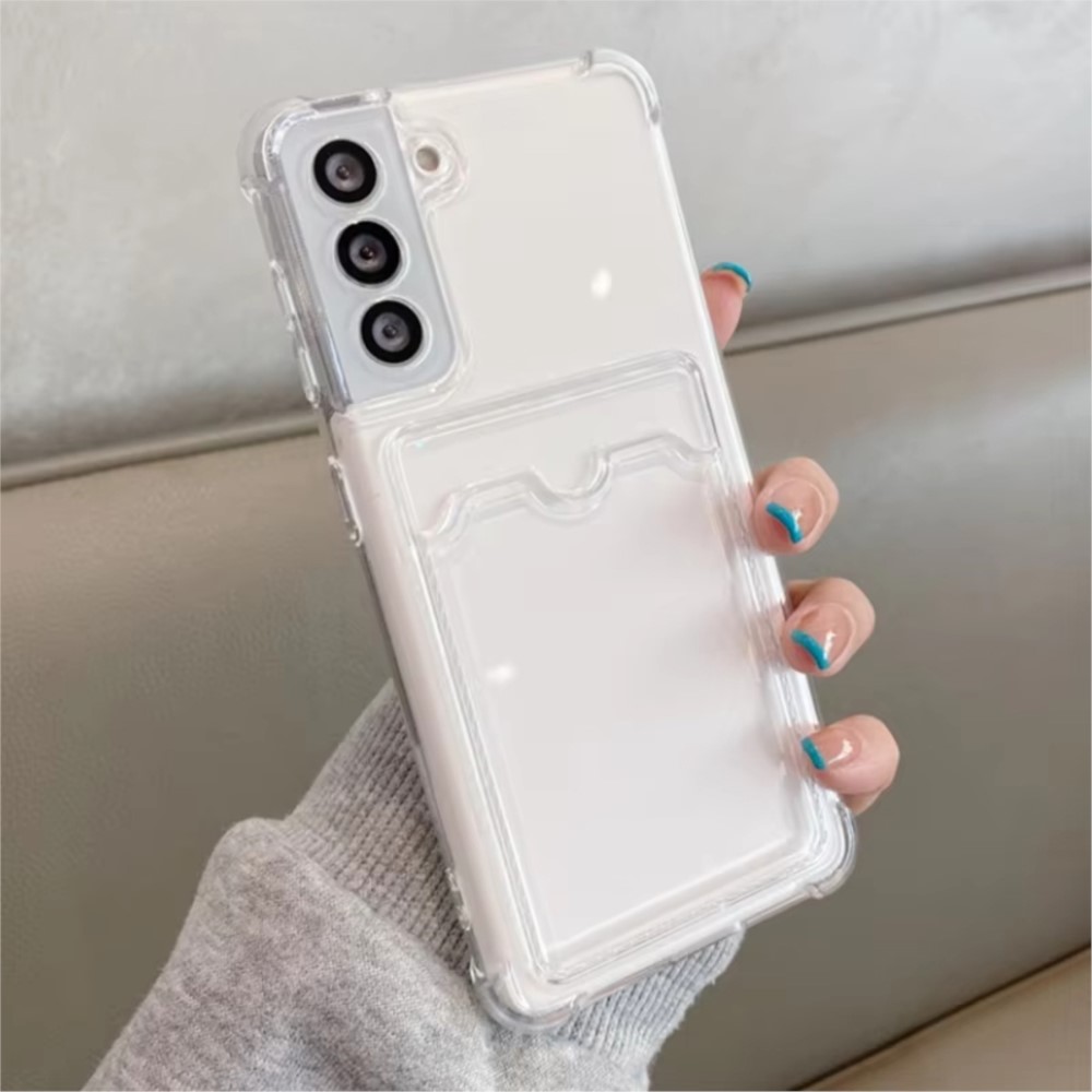 クリアシリコンカードスロットホルダー付きスマホケース Sam - Photography Product のレビューと価格