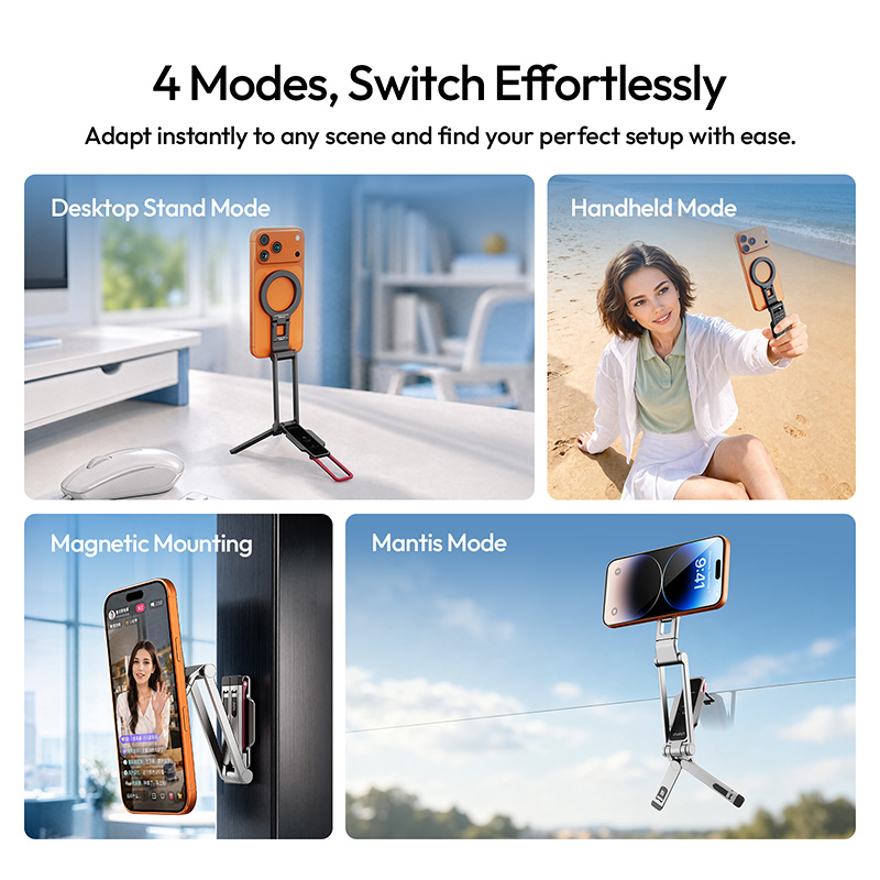 Ulanzi MA67 マグネティック三つ折りスマホスタンド - Photography With Iphone 15 のレビューと価格