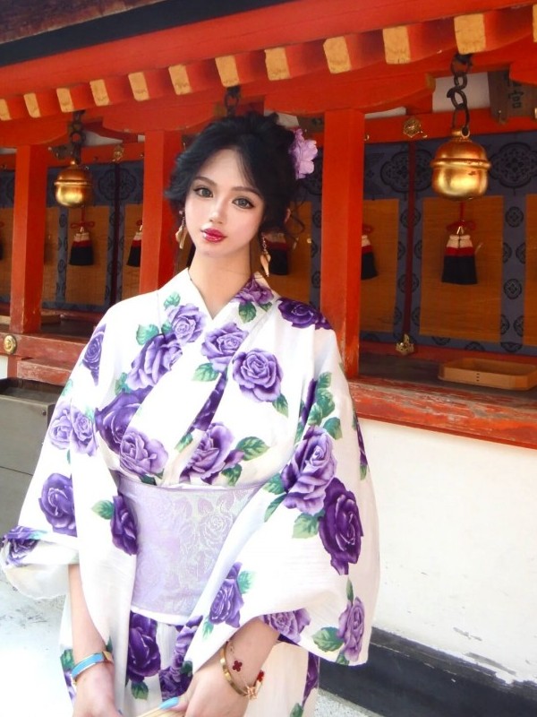 伝統的な日本の着物スタイルの写真撮影用ドレス女性用エスニック - Photography Online のレビューと価格