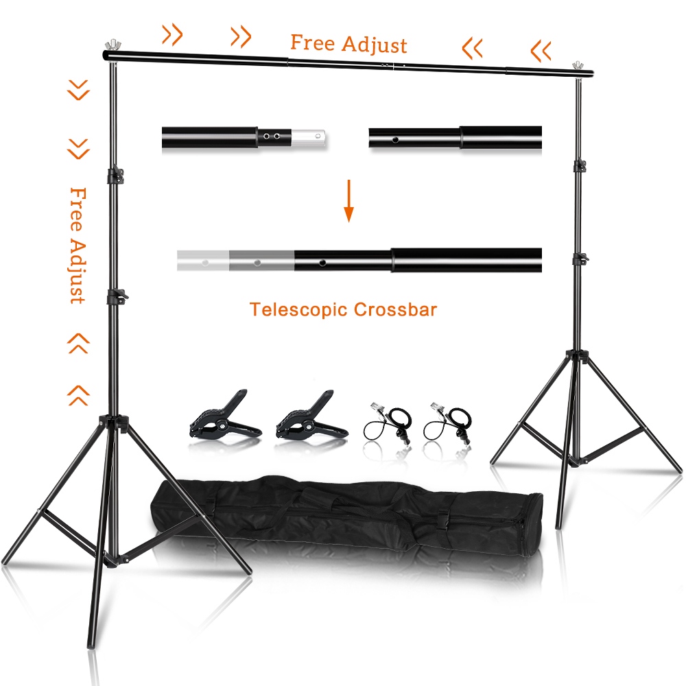 写真スタジオ背景撮影用バックドロップスタンド、バックドロップ - Backdrop Stand Kit のレビューと価格
