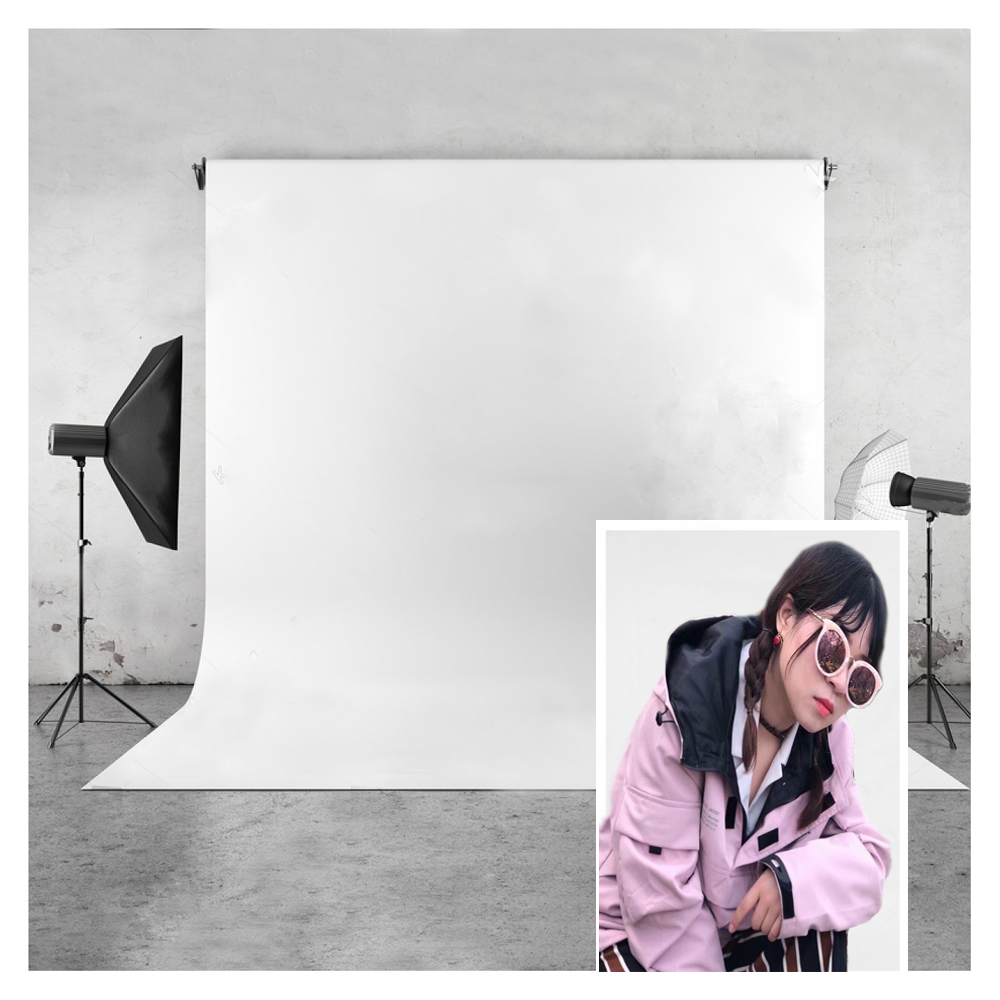 白いビニール写真撮影の背景シームレスな写真の背景グレアフリー - Backdrop Stand Kit のレビューと価格