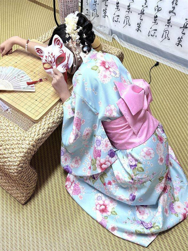 伝統的な日本の着物風写真撮影用ドレス若い女性のファッショナブ - Photography Young のレビューと価格